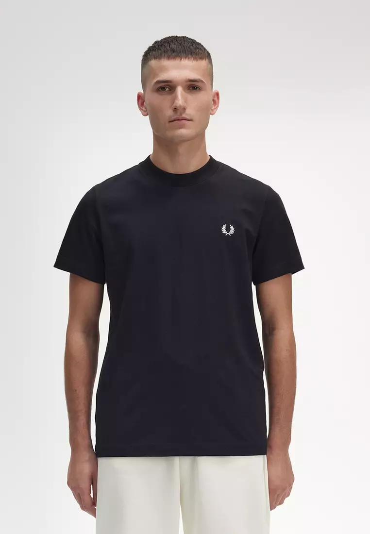 Buy Fred Perry Fred Perry M5695 Abstract Soundwave Graph T-Shirt (Black ...
