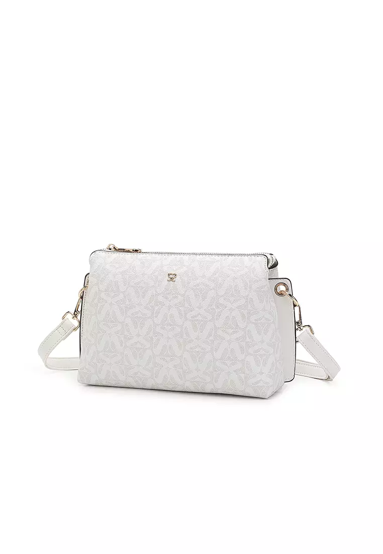 Women's Sling Bag / Crossbody Bag / Shoulder Bag - White