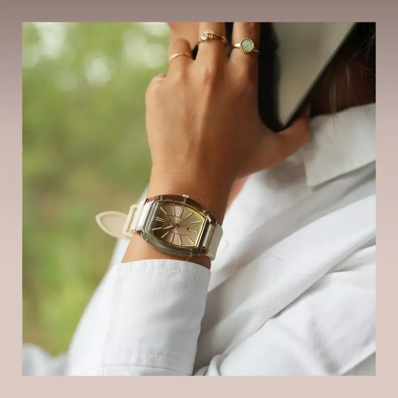 Jam Tangan Wanita Ice Watch ICE Boliday Dome - Almond Skin Sunset 35mm [024039]