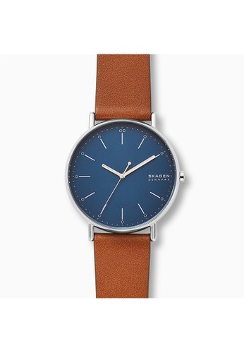 Jual Skagen Skagen Signatur Brown Leather Watch Skw6551 Jam Tangan Pria Original Zalora Indonesia