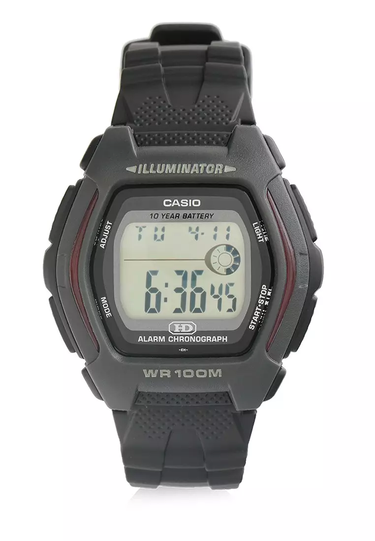 Casio Jam Tangan - Black - Resin - HDD-600-1AVDF