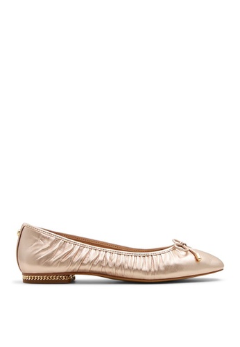 rose gold ballet shoes