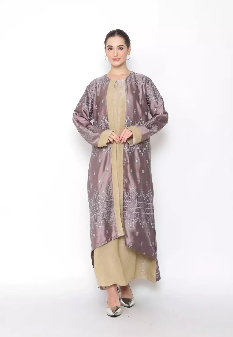 Rinjanie Batik x Senorita - Gamis Ramadhani Bordir - Gamis Raya - Gamis bordir syar’i - Gamis Elegan - Embroidery Dress - PDEU - CT