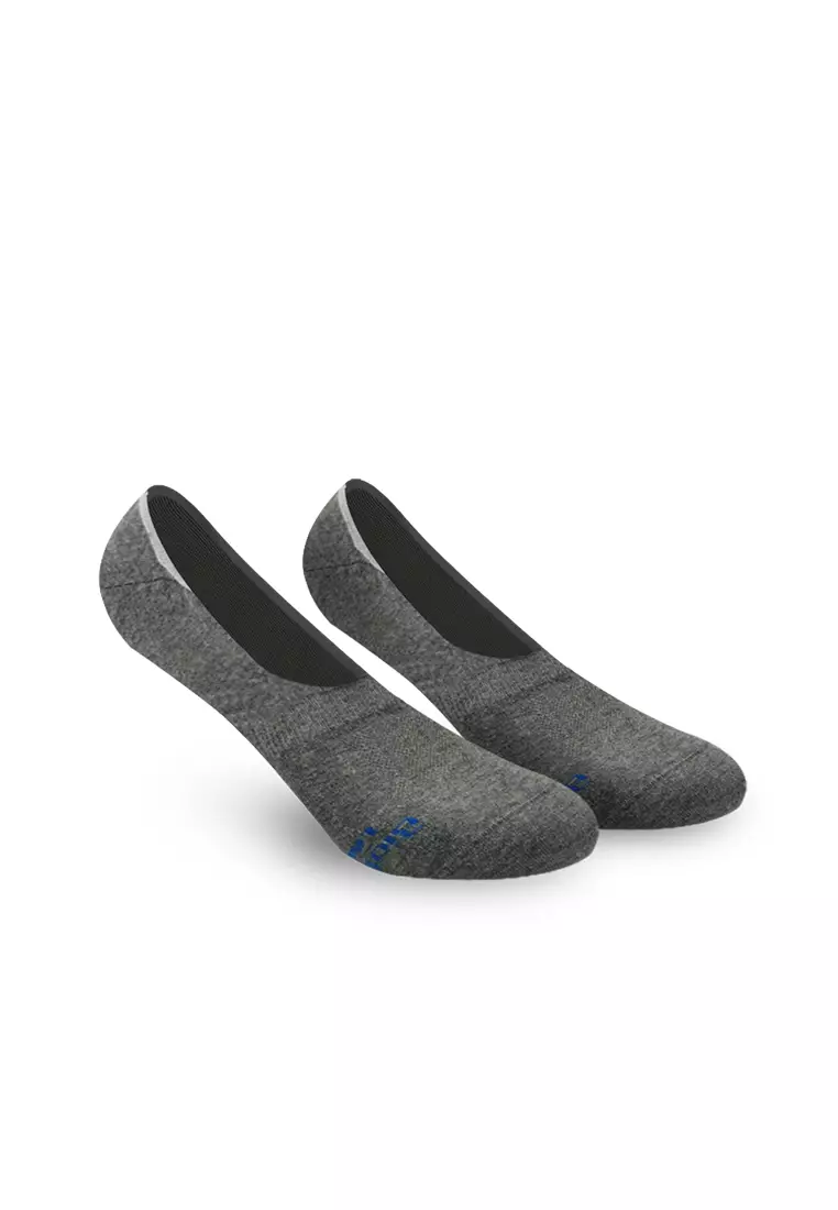 Biofresh Men's Antimicrobial Sweat Absorbent Lite Thin Casual Foot Cover 3 pairs in a pack RMFCG2