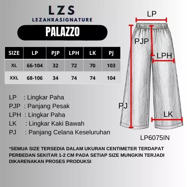 Alana Wide Leg Denim Pants | Celana Soft Jeans Wanita | Panjang 103-104 cm