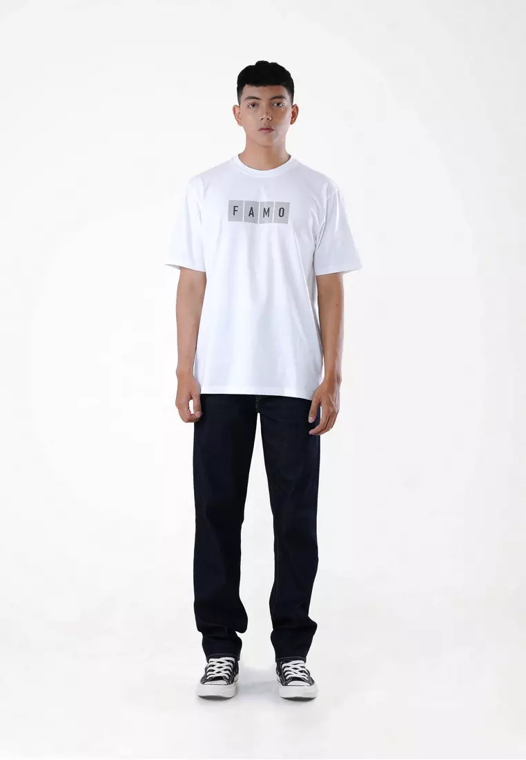Famo Men's T-Shirt Short Sleeve Cotton Regular Fit OL-C220324