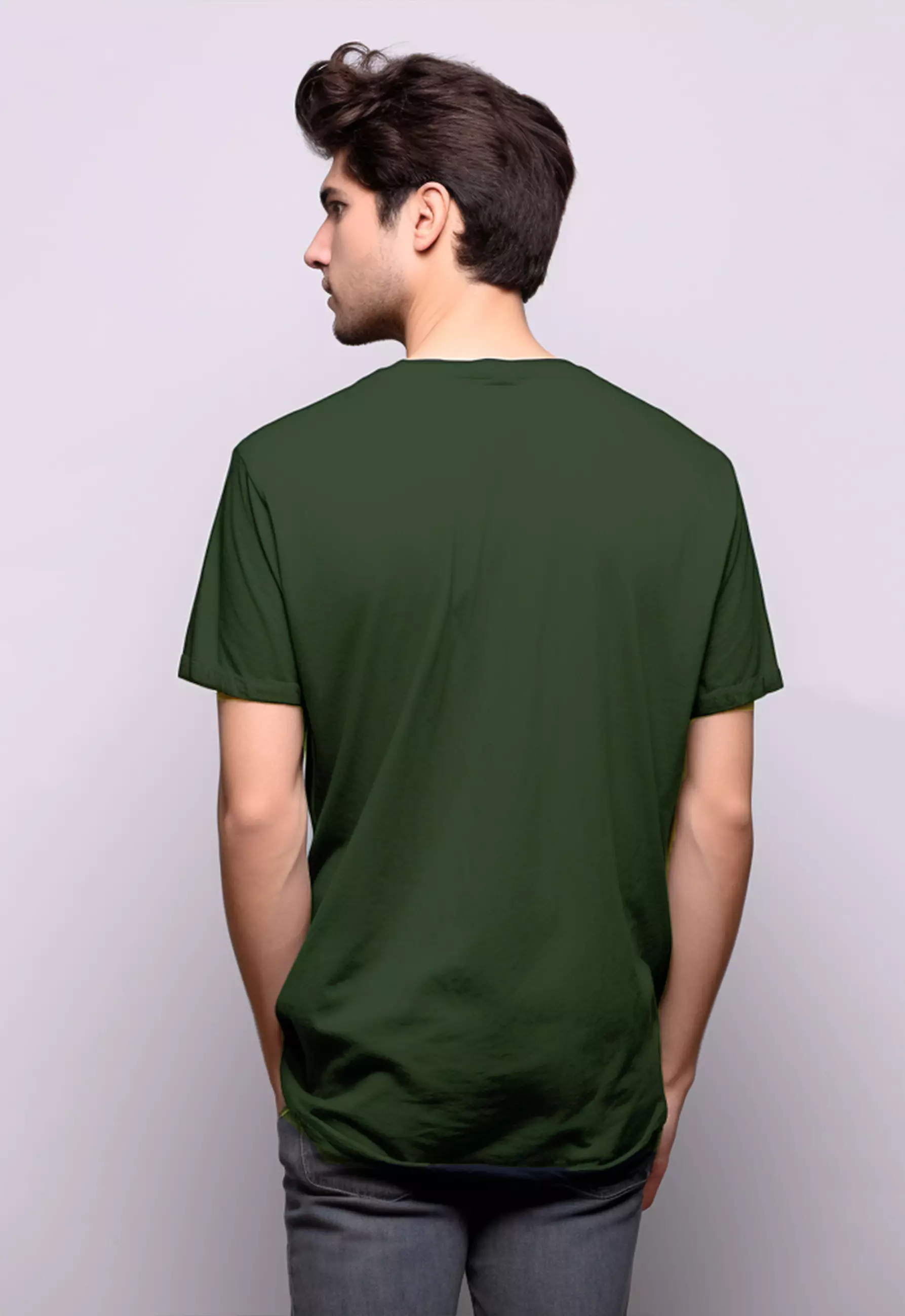 MTD71D draco shine eyes ga T-shirt Olive