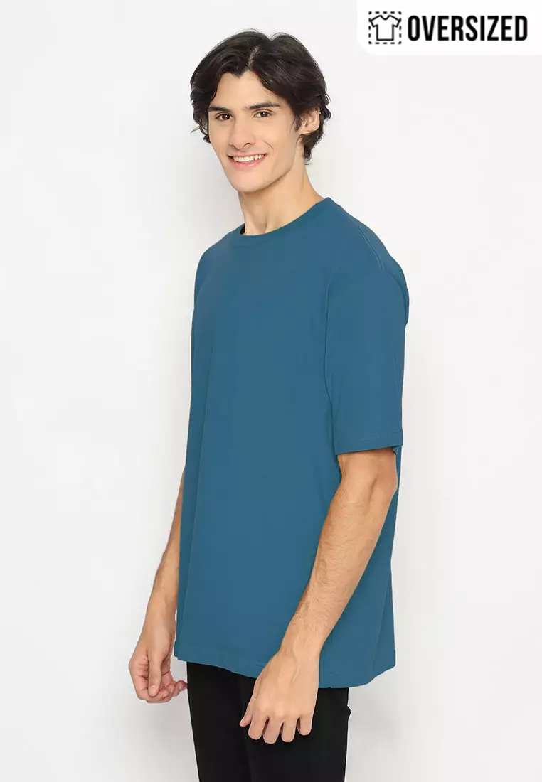 RBJ T-Shirt Cotton Combed Polos Oversized Pria 2079250001