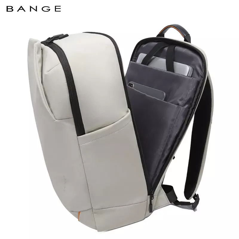 BANGE Tas Ransel pria Laptop Kerja Backpack Pria BG8099-Grey