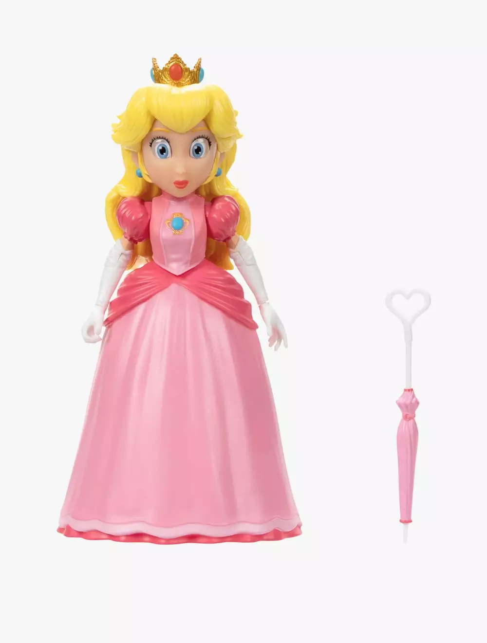 The Super Mario Bros Movie 5" Figure with Accessory – Peach - NTM41718I - multi