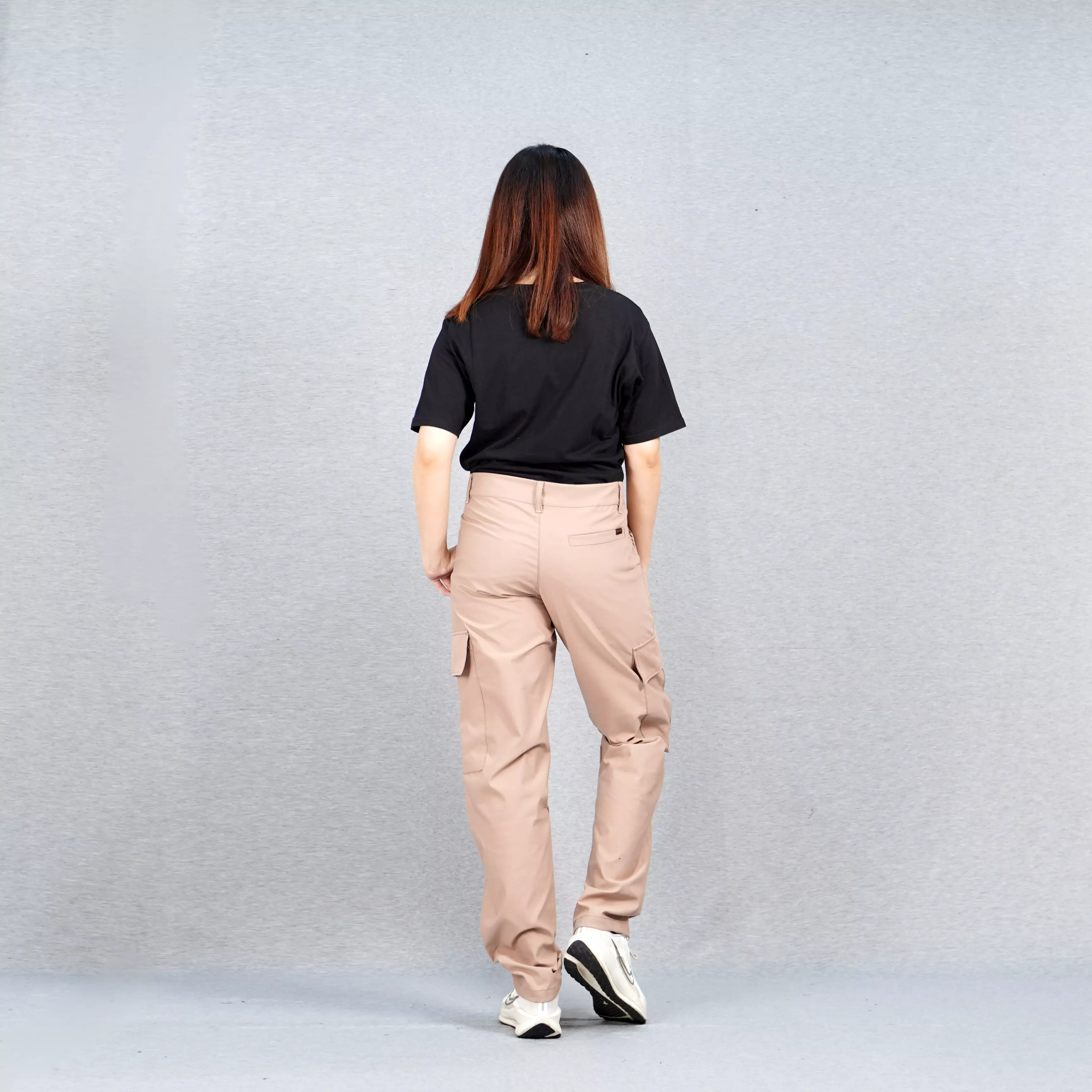 RAYSA Celana Cargo Panjang Wanita Celana Cargo Earth Tone Wanita - Coksu