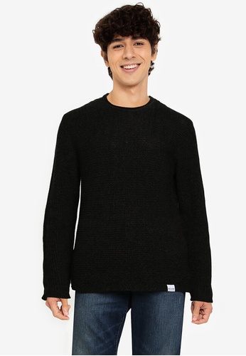 Only & Sons black Sato Life Multi Knit Sweater 312CEAAF2621E8GS_1