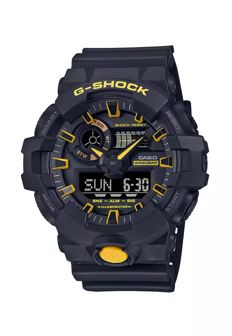 Jual G-SHOCK Casio G-SHOCK Jam Tangan Pria - Black - Resin - GA-700CY ...