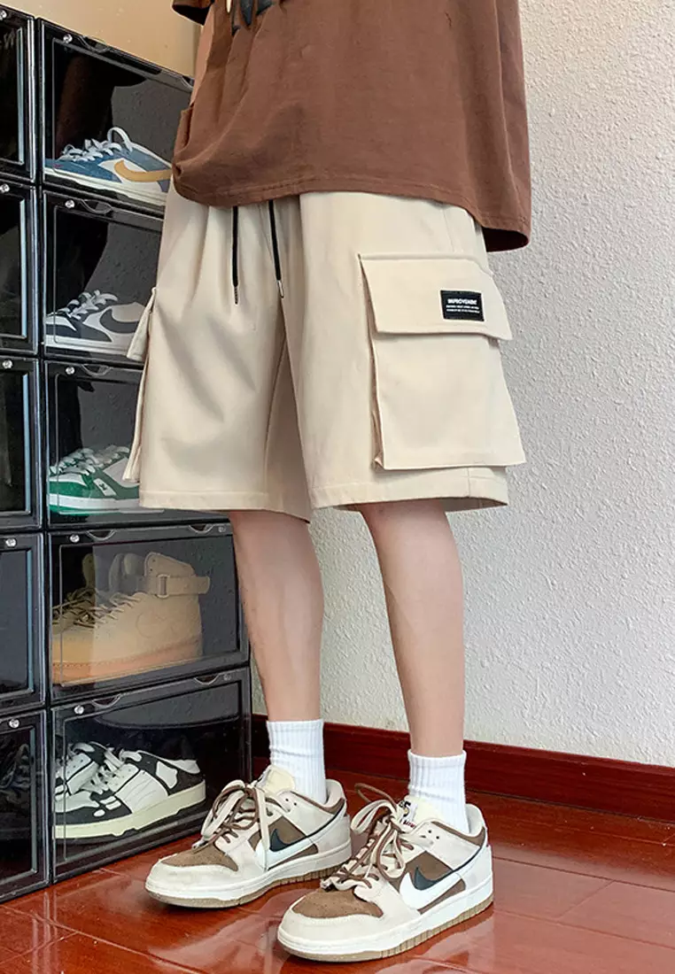 Drawstring Cargo Shorts