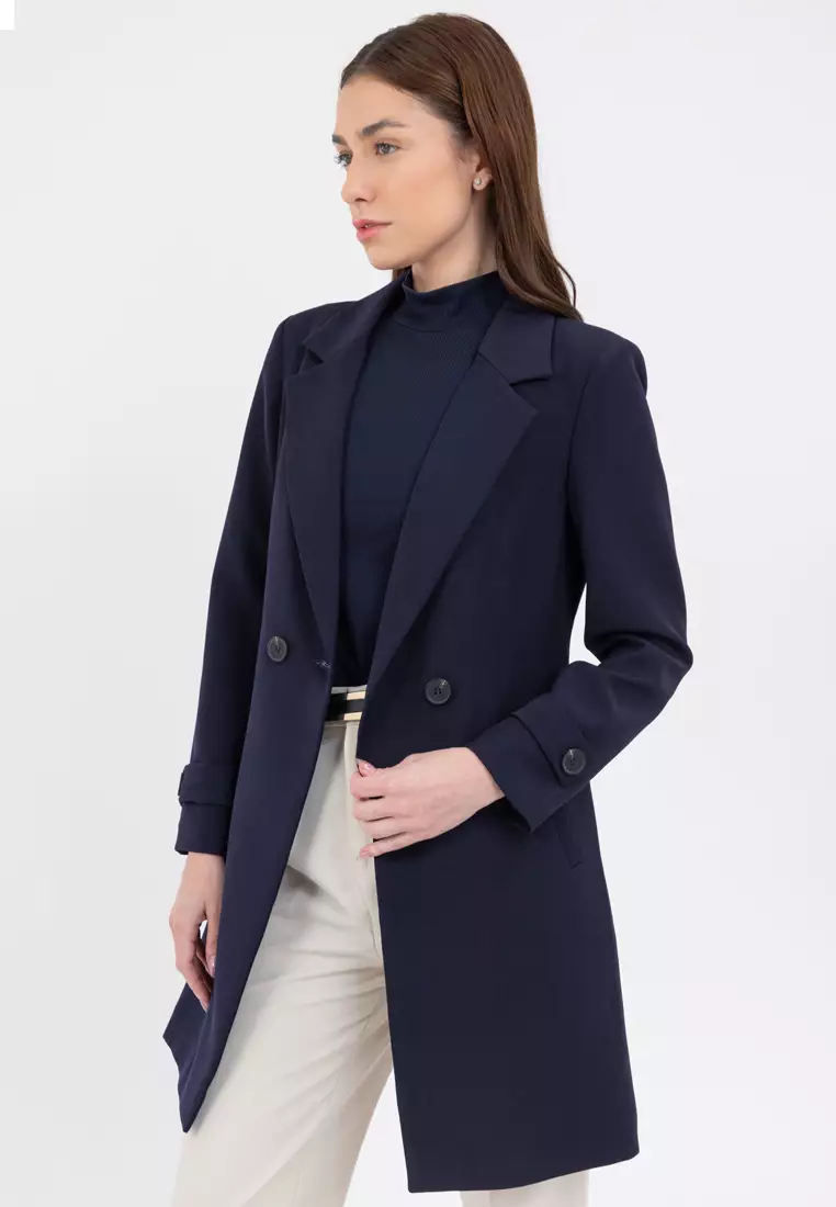 Tailored Blazer Trench Coat