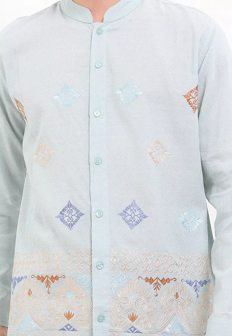 Herbal Garden Long Sleeve Baju Koko