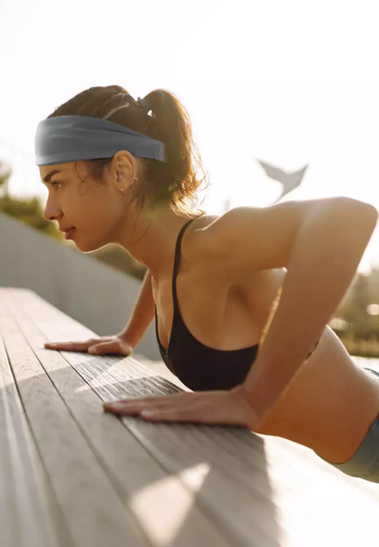 Buy Kings Collection Blue Running Headband 2024 Online ZALORA Singapore