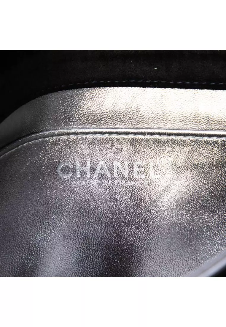 Pre-Loved Chanel Chocolate Bar Suede Reissue 2.55 Single Flap
