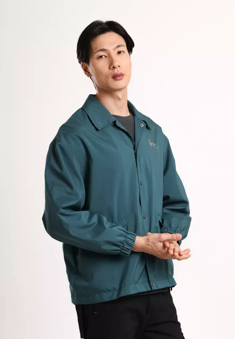 Used 1968 - Windbreaker Jacket Casual Waterproof Regular Fit Green