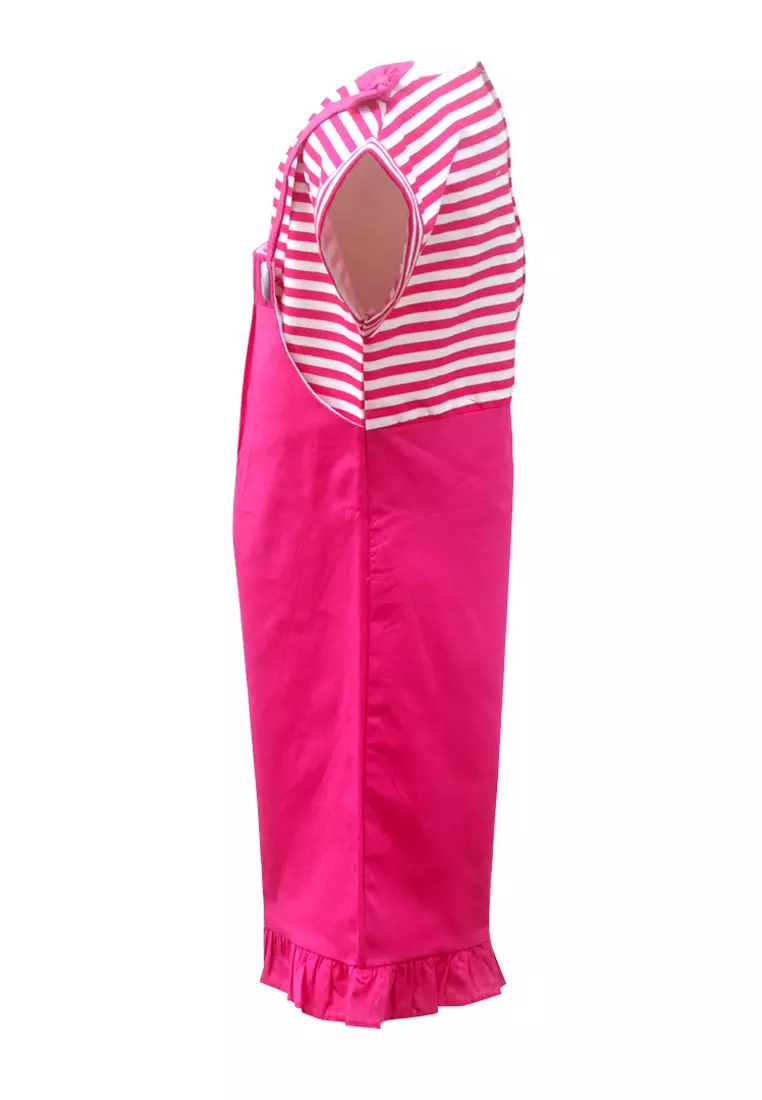 Two Mix Jumpsuit Anak Perempuan usia 1-8 tahun 4183 Pink