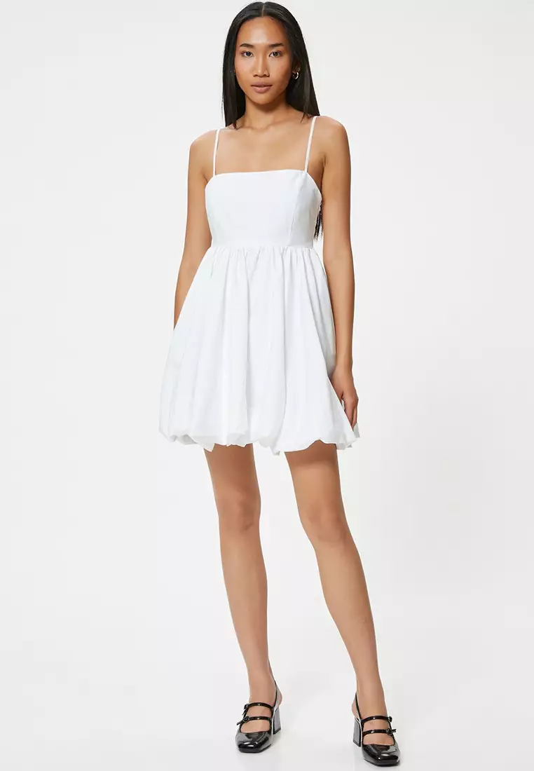 ワンピース herlipto Two-Tone Balloon Mini Dress S ワンピース