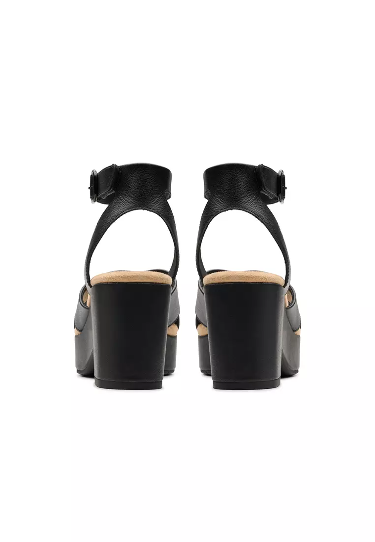 Buy Clarks Womens Nerisa Pearl Wedges Black Online ZALORA Malaysia