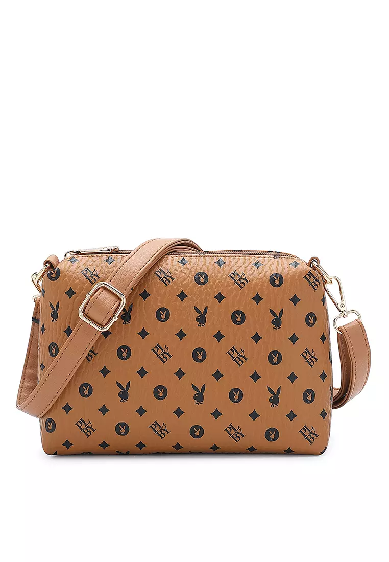 Buy PLAYBOY BUNNY Women s Monogram Shoulder Bag Sling Bag