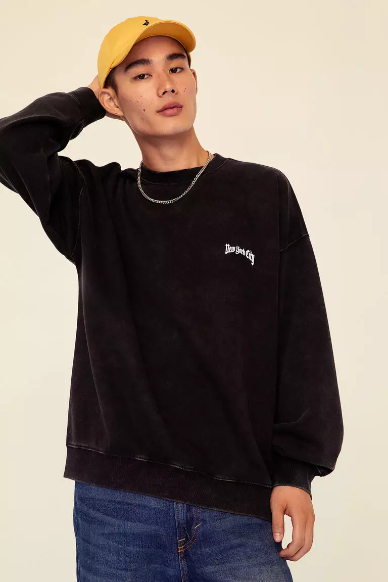 Harga crewneck outlet h&m