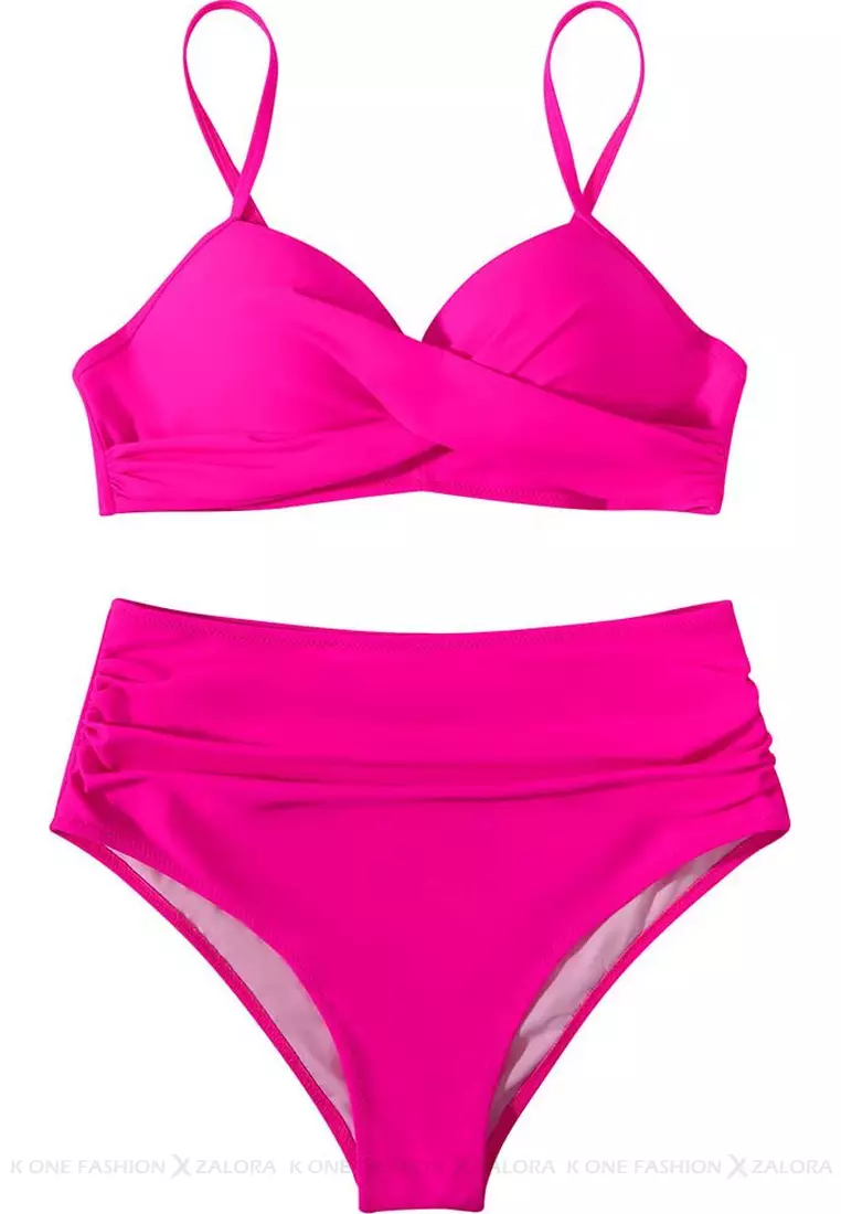 (2pcs)Sexy Suspender Bikini Swimsuit