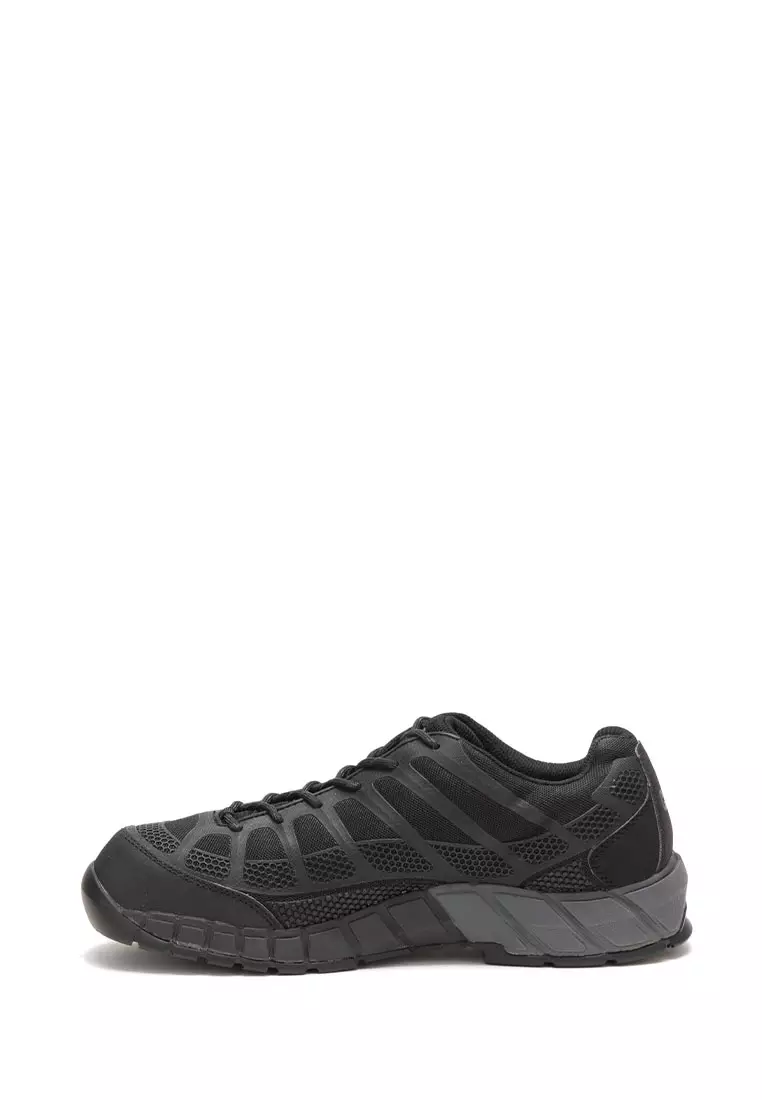Men's Streamline Composite Toe Work Shoes - Black/Black/Black (P90284) | Safety Shoes