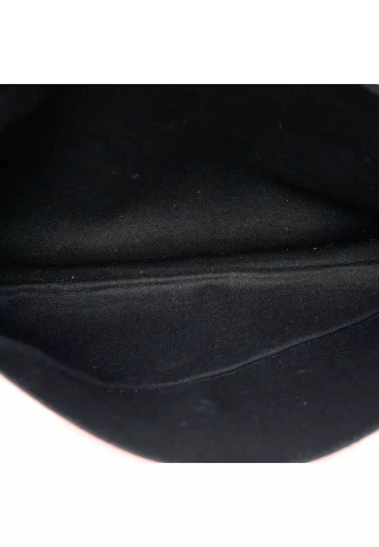 Pre-Loved Balenciaga Lambskin Motocross Giant 21 Brogues Envelope Clutch