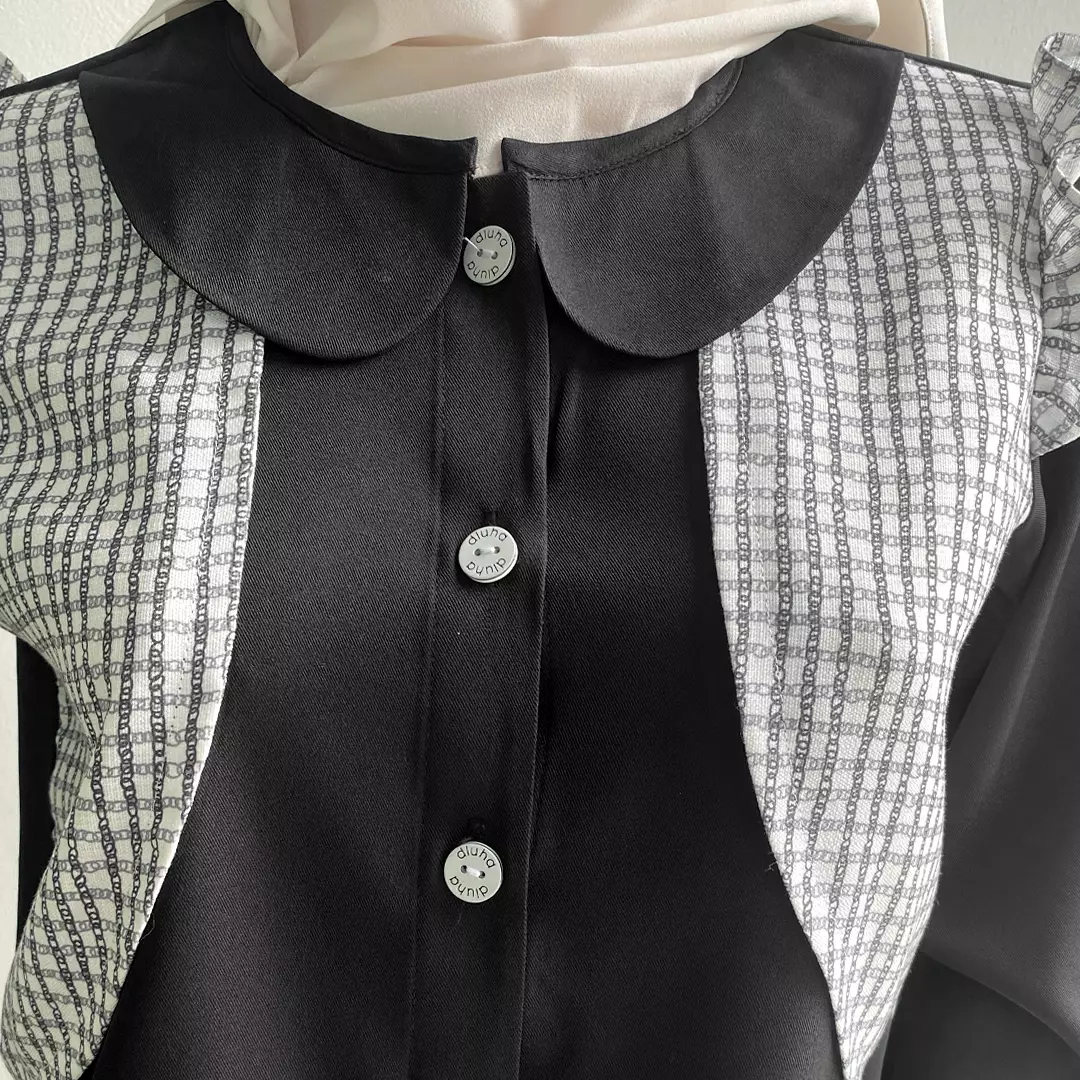 Rabbani - Setelan Tunik Dara Oletha Exclusive - Black