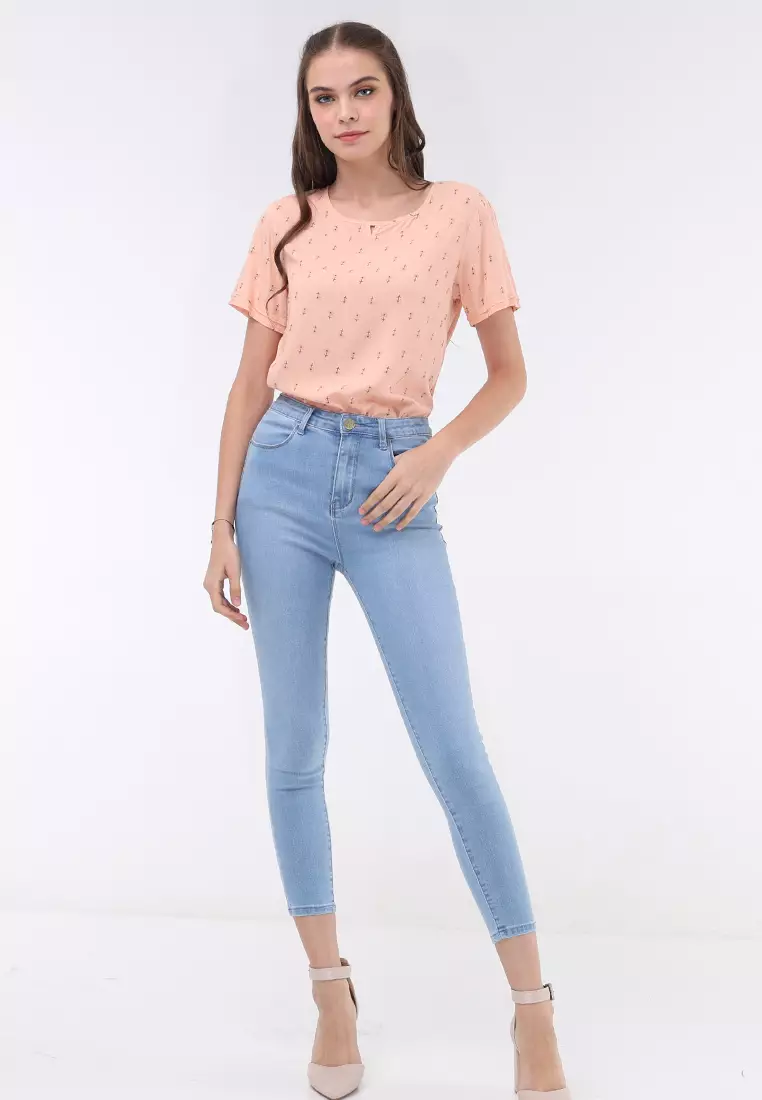 Denim High Waist Ladies Jeans