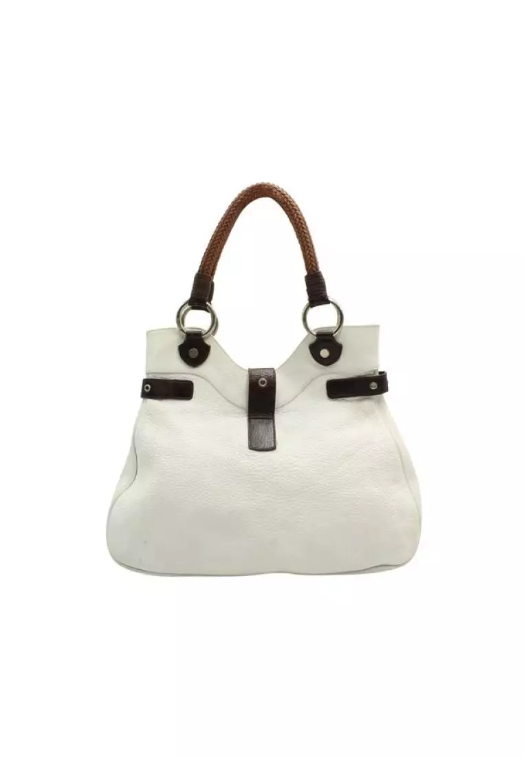 White versace clearance purse