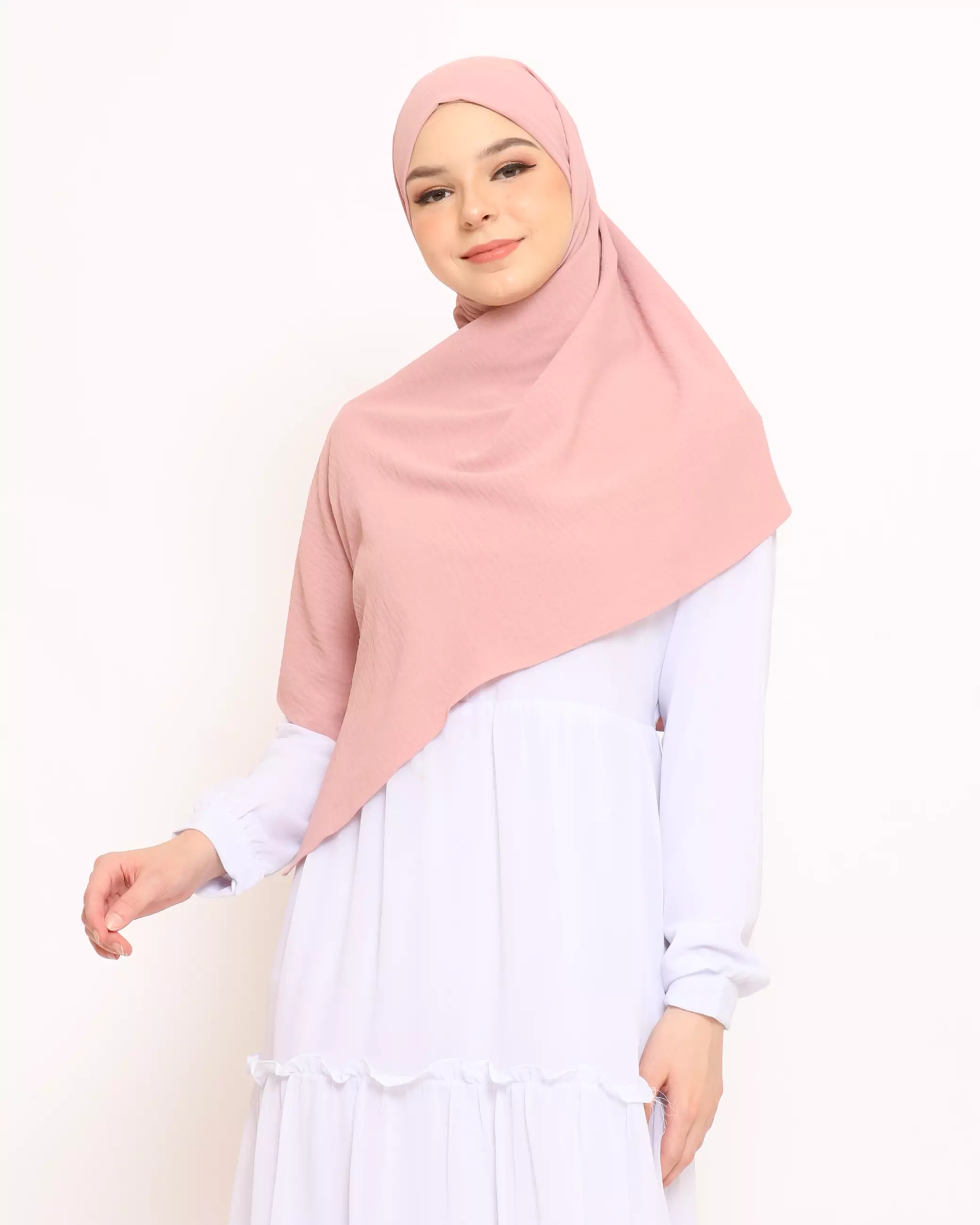 Zamia Pasmina Instan Dusty Pink