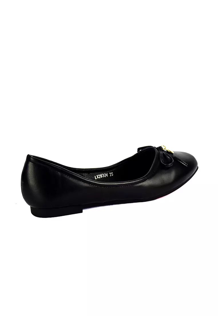 Women's Ballet Flats LX 26324 Black C49