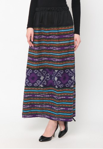 Jual Silmaa Silmaa Rok Tenun Corak Abstrak 1 Original Zalora