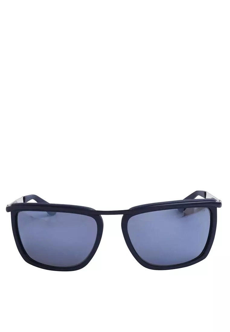 Square Shape Sunglasses - Matte Blue