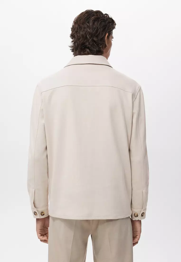 Regular Fit Flannel Overshirt