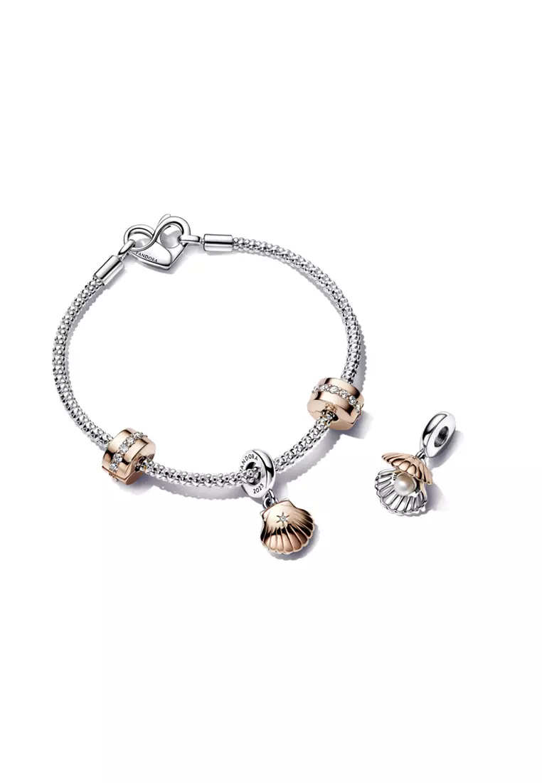 Buy PANDORA Pandora Moments Studded Chain Bracelet Online ZALORA
