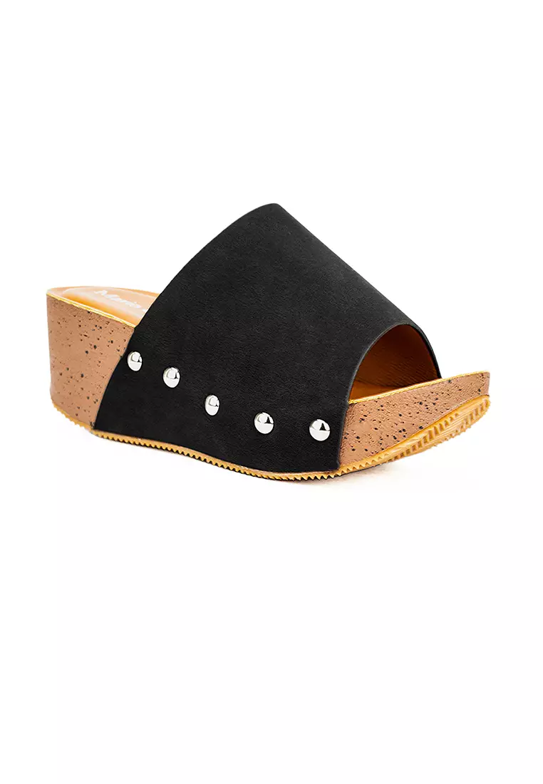 Discount on Mario D' boro Runway  shoes - SKU: Women's Wedge Sandals LW 23686 Black C26