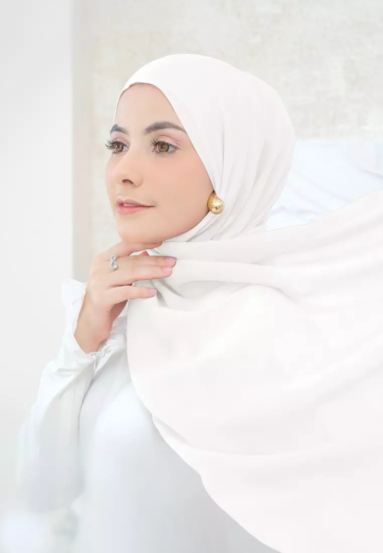 Cotton Bee - Ramya Shawl | Pashmina Viscose - Broken White