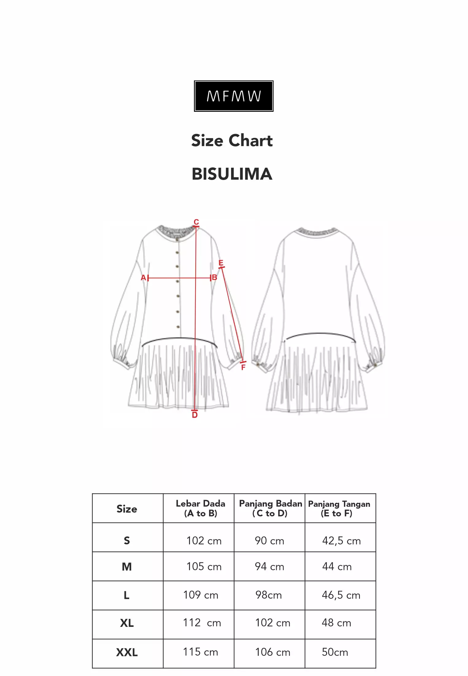 MFMW Bisulima Tunik Broken White Motif Garis Abu