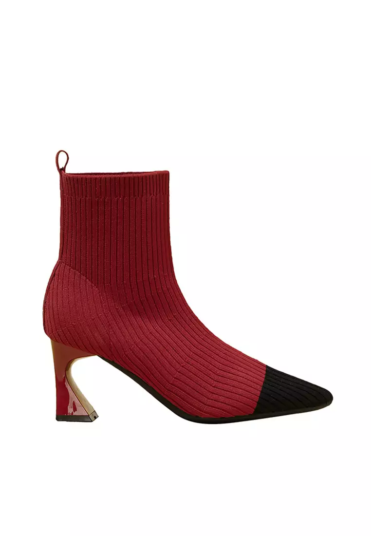 Red sock sale heels