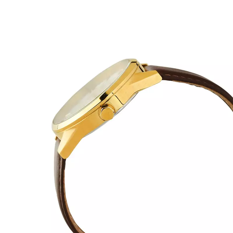 Jam Tangan Pria Alba Prestige AS9G50X1 Men Silver White Dial Brown Leather Strap