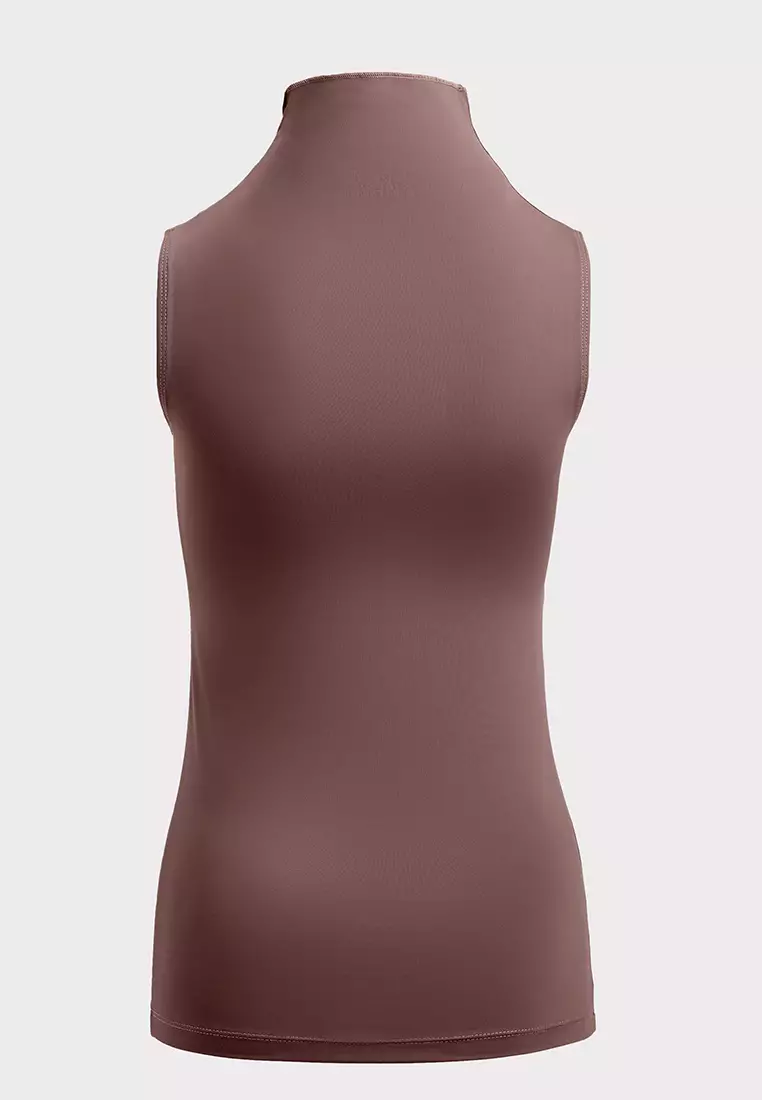 High Neck Sleeveless Top 002