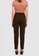 FORCAST brown Tammy Belted Slim Pants 39404AAC1CD872GS_2