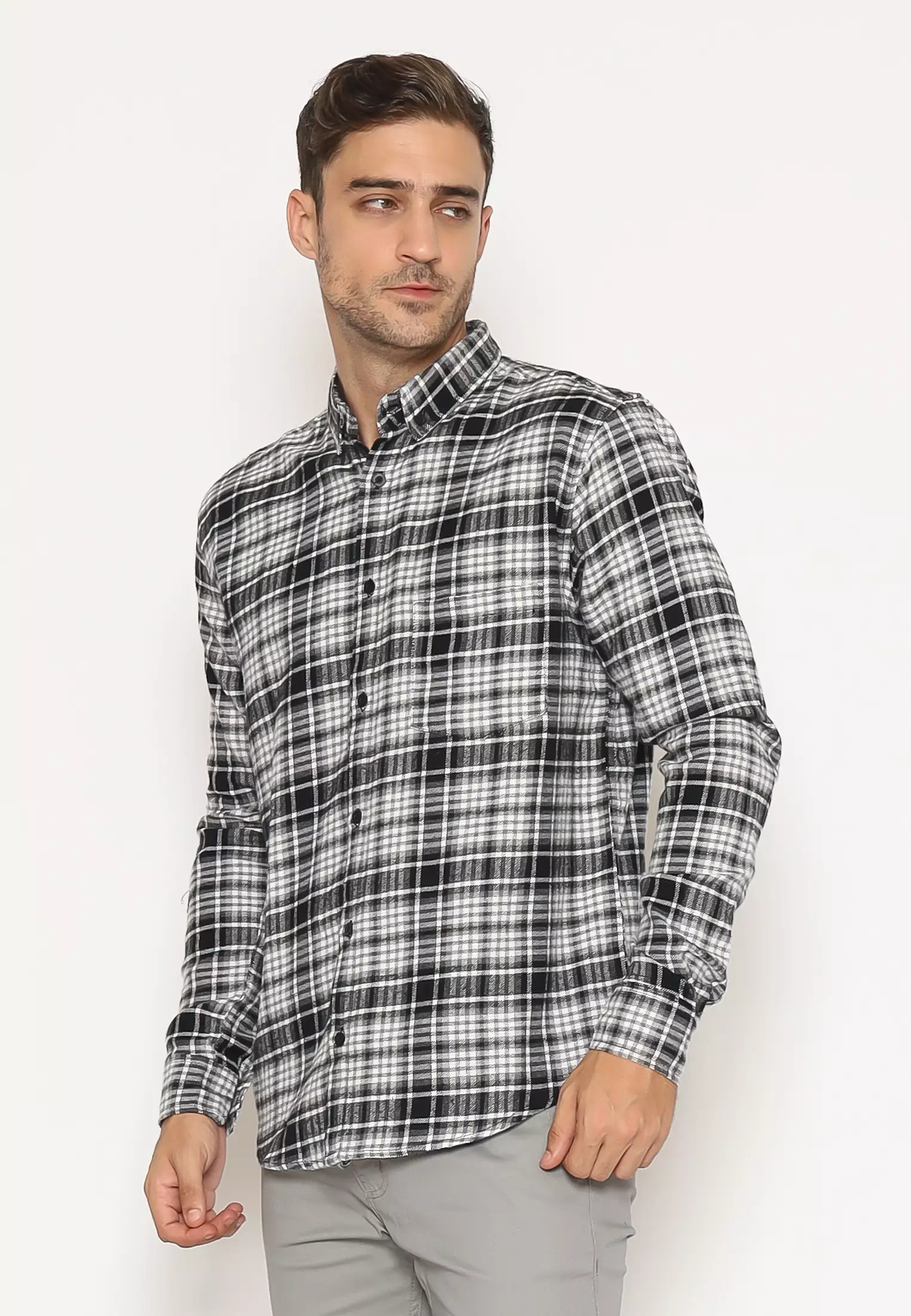 17SEVEN Kemeja Flanel 0266-CARLO