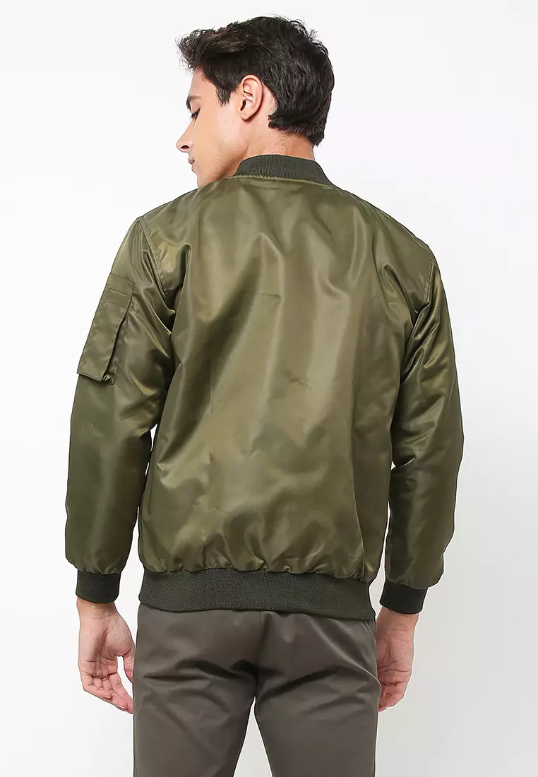 FLEXZONE Bomber Jacket Exclusive Army Green