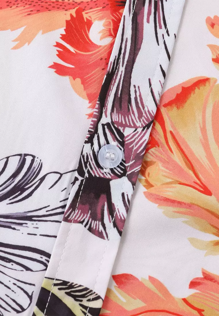 夏威夷印花短袖襯衫 YL-C304